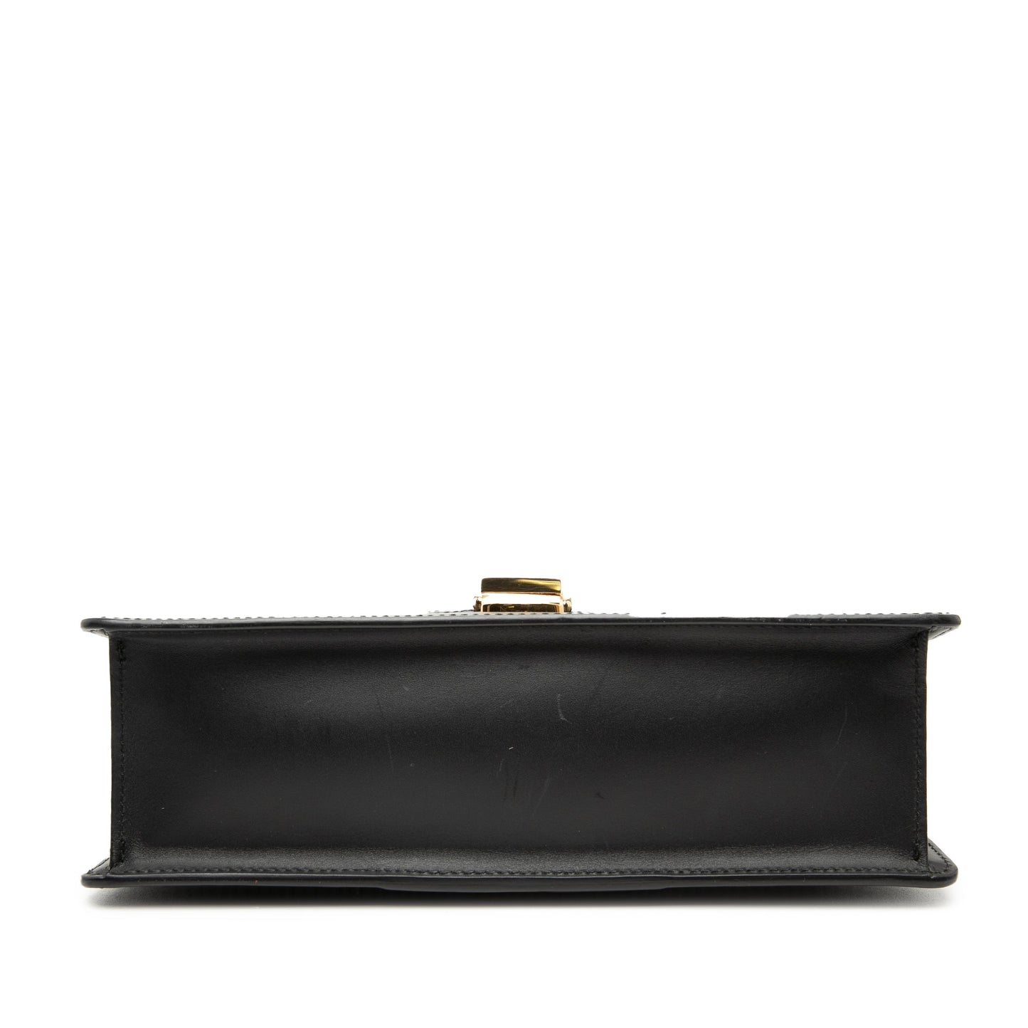 Gucci Small Leather Sylvie Web Satchel