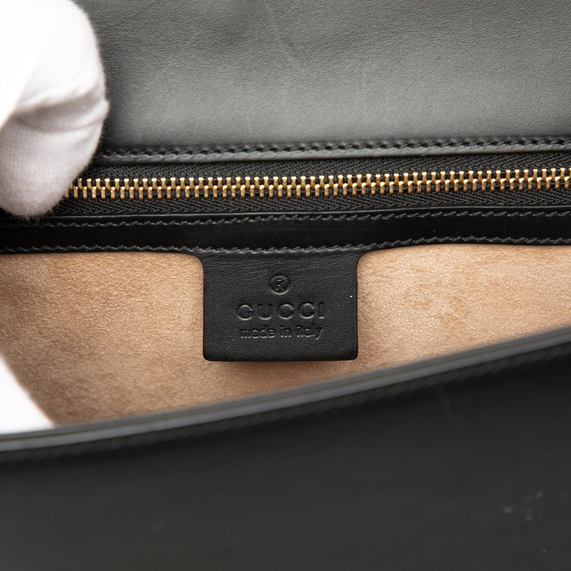 Gucci Small Leather Sylvie Web Satchel
