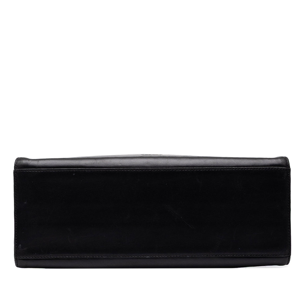 LOEWE Leather Anagram Satchel — Black