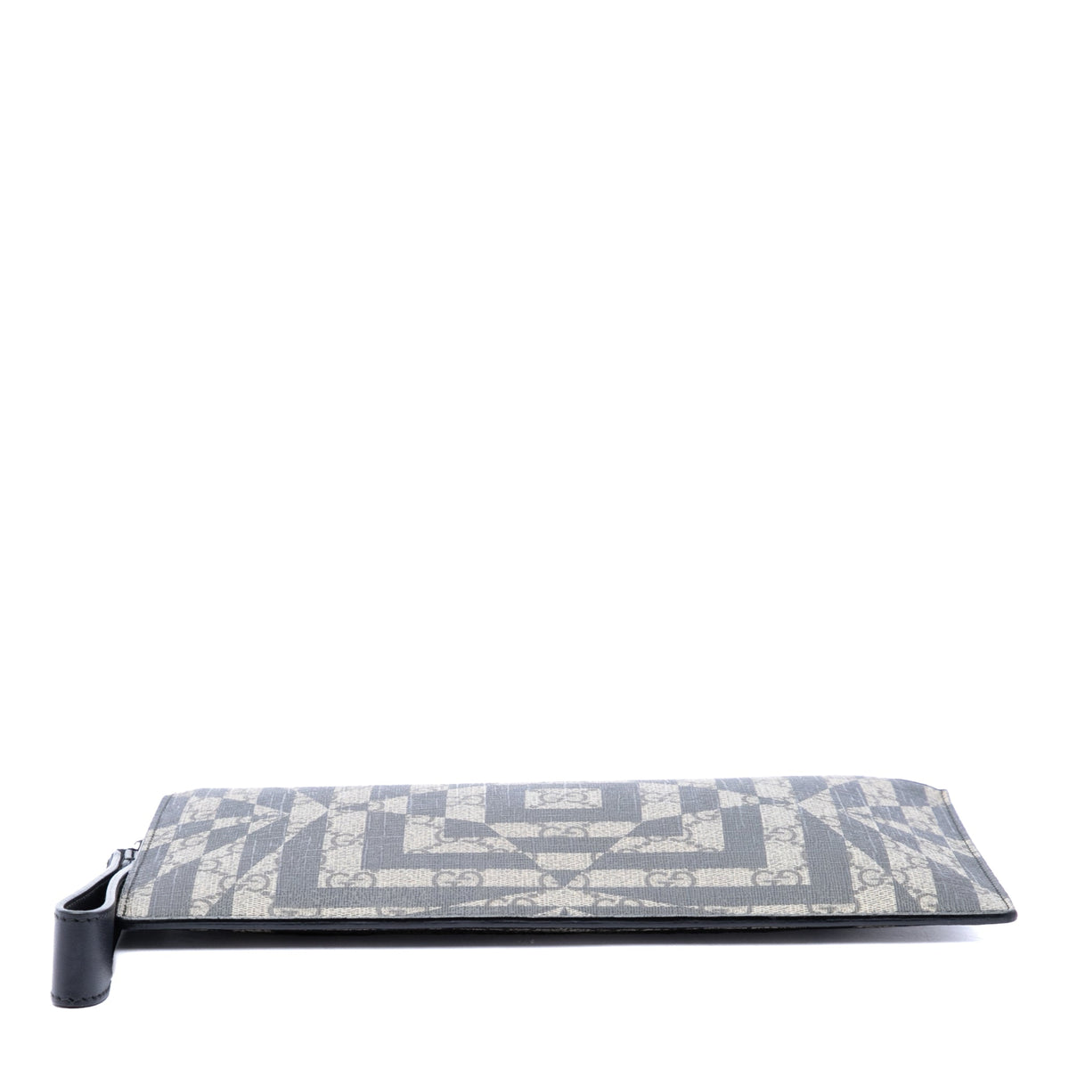 Gucci GG Supreme Caleido Clutch — Beige