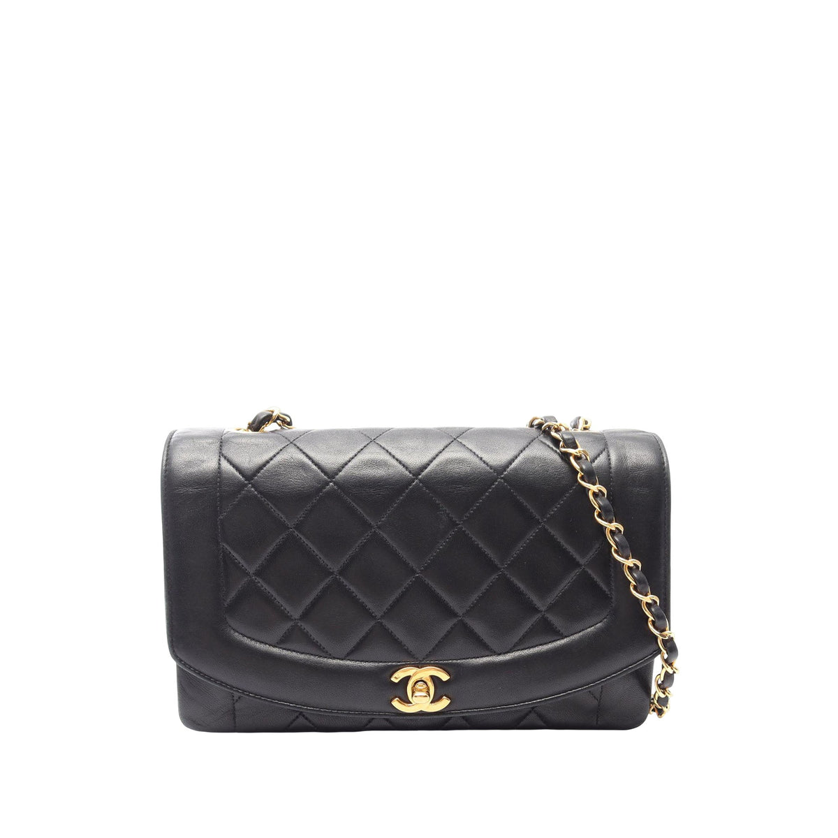 Chanel Medium Lambskin Diana Flap