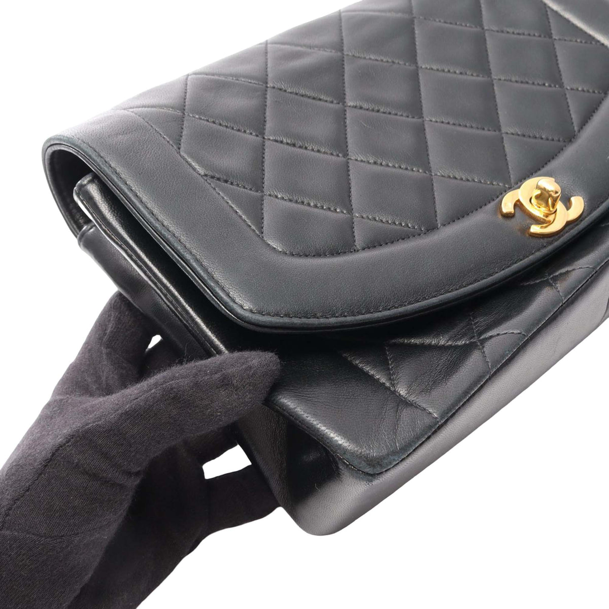 Chanel Medium Lambskin Diana Flap