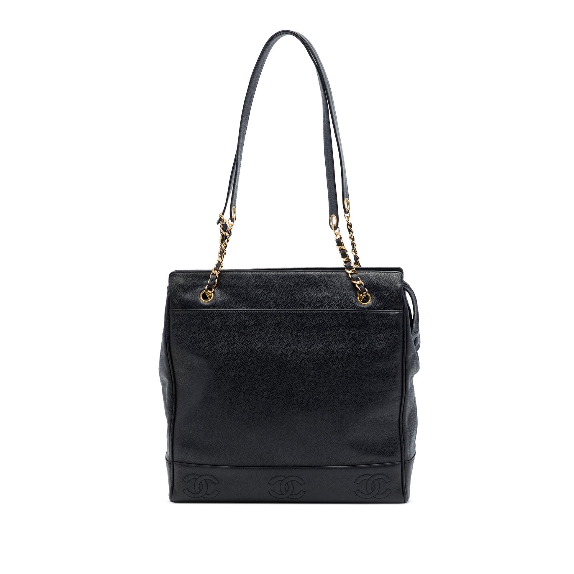 Chanel Triple CC Caviar Tote