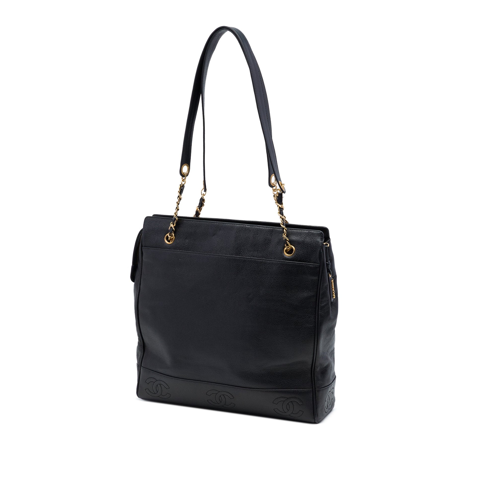 Chanel Triple CC Caviar Tote