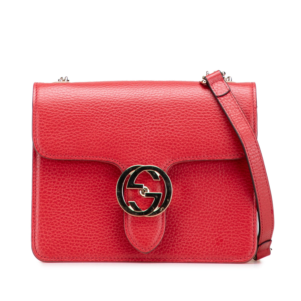 Gucci Small Dollar Calfskin Interlocking G Crossbody