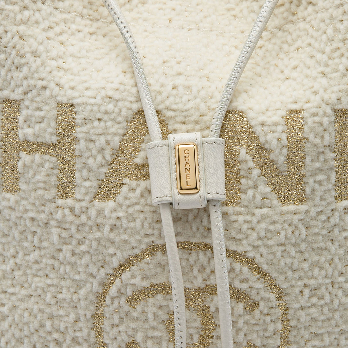 Chanel Small Tweed Deauville Drawstring Bucket Bag
