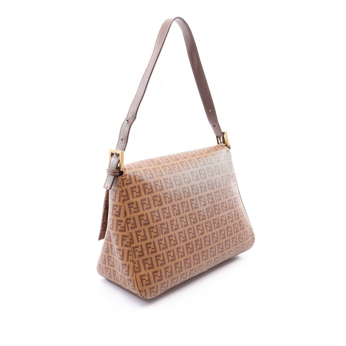 Fendi Zucchino Spalmati Mamma Forever — Brown