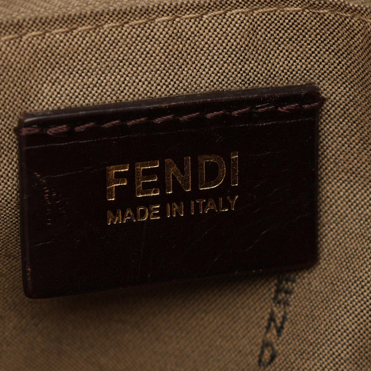 Fendi Zucchino Spalmati Mamma Forever — Brown