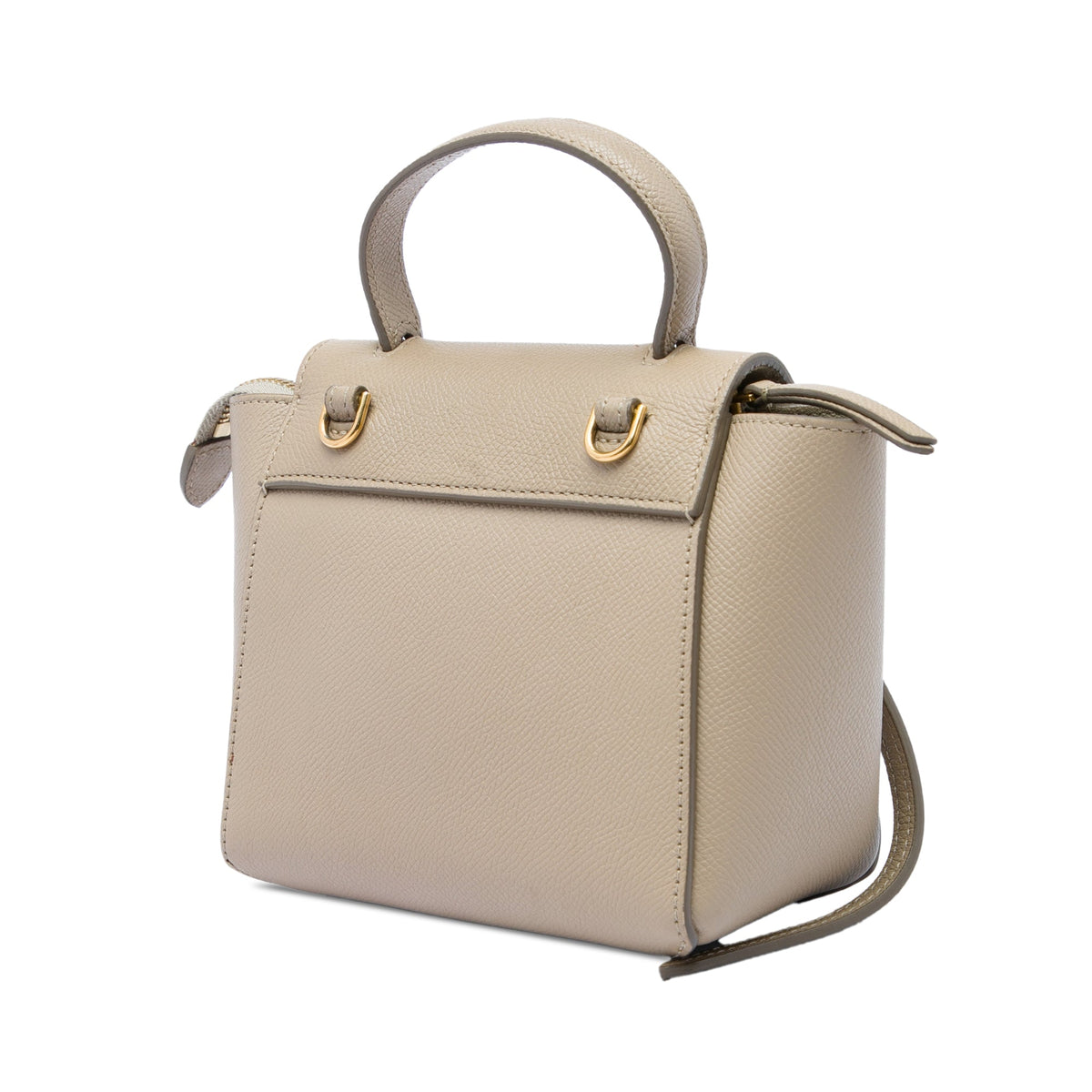 Celine Pico Grained Calfskin Belt Bag — Beige