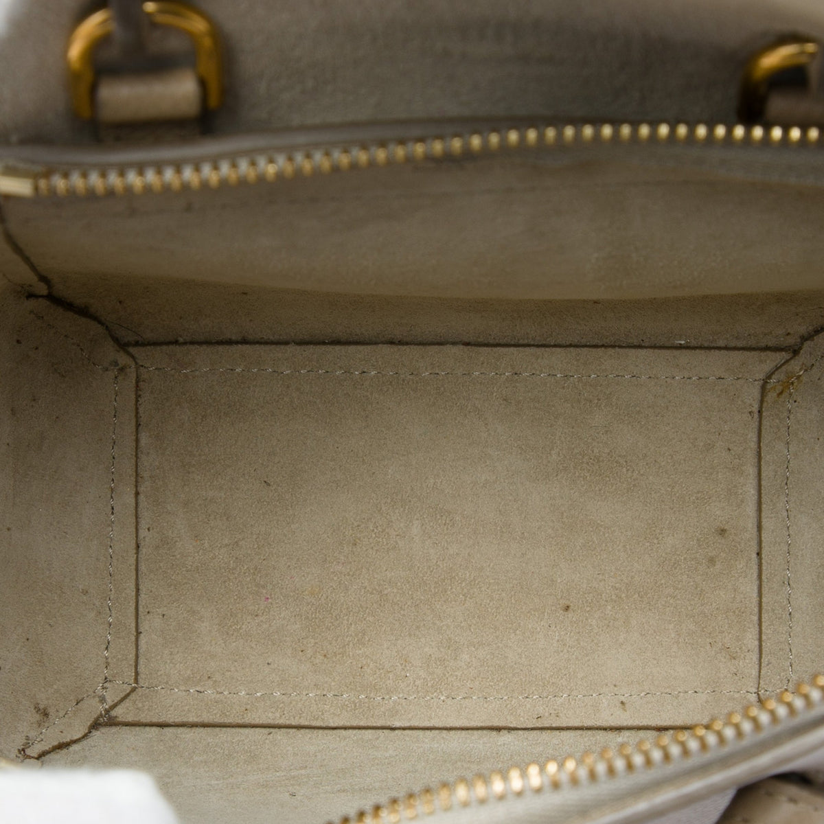 Celine Pico Grained Calfskin Belt Bag — Beige