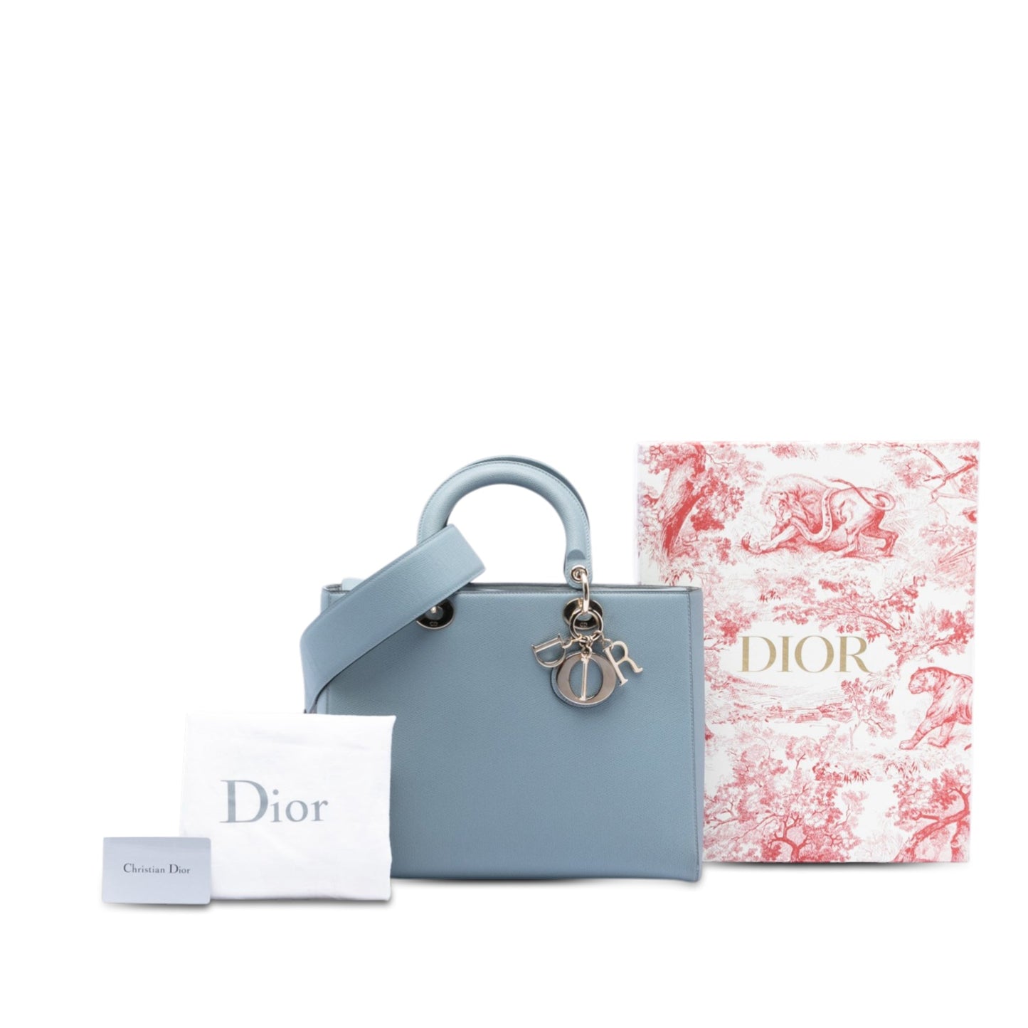 Dior Large Grained Calfskin Lady Dior