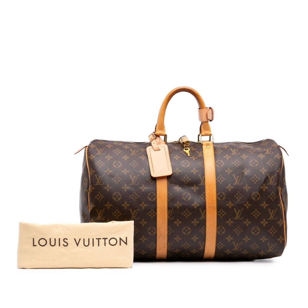 Louis Vuitton Monogram Keepall 45 — Brown