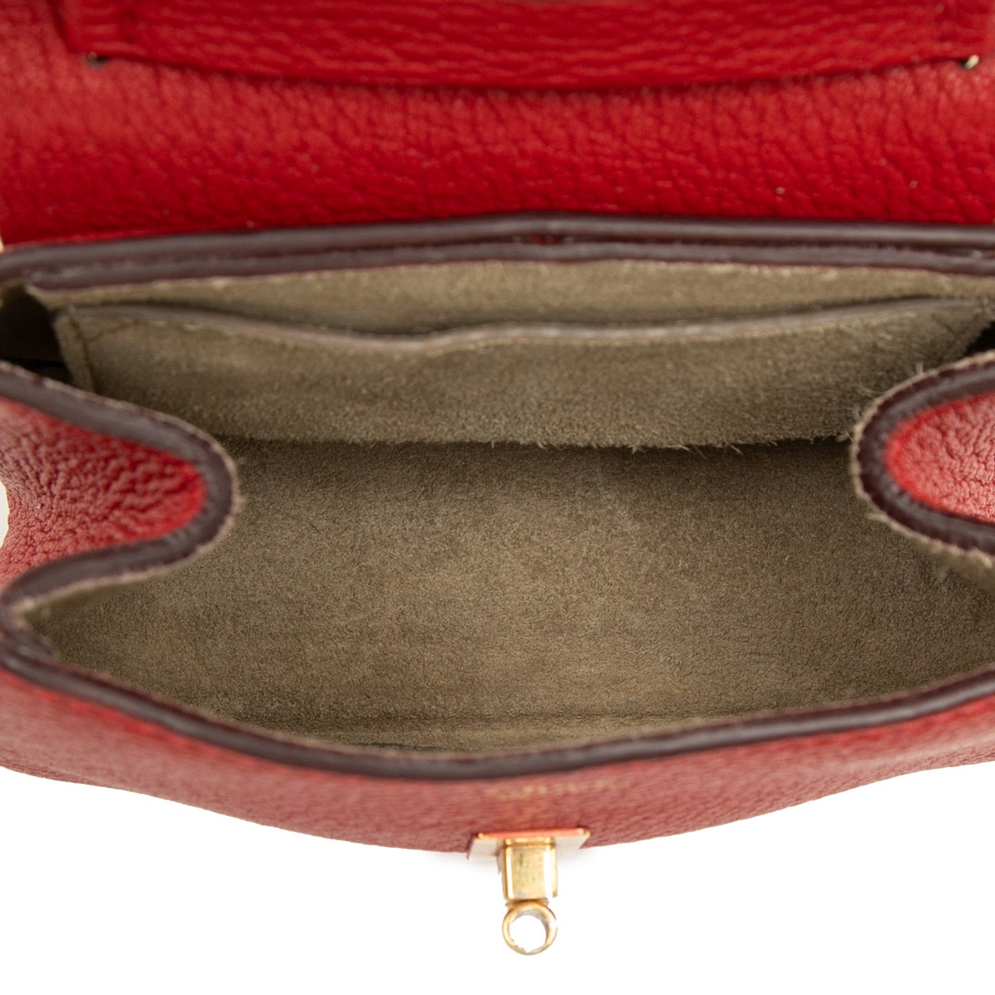 Chloé Nano Grained Lambskin Drew Crossbody