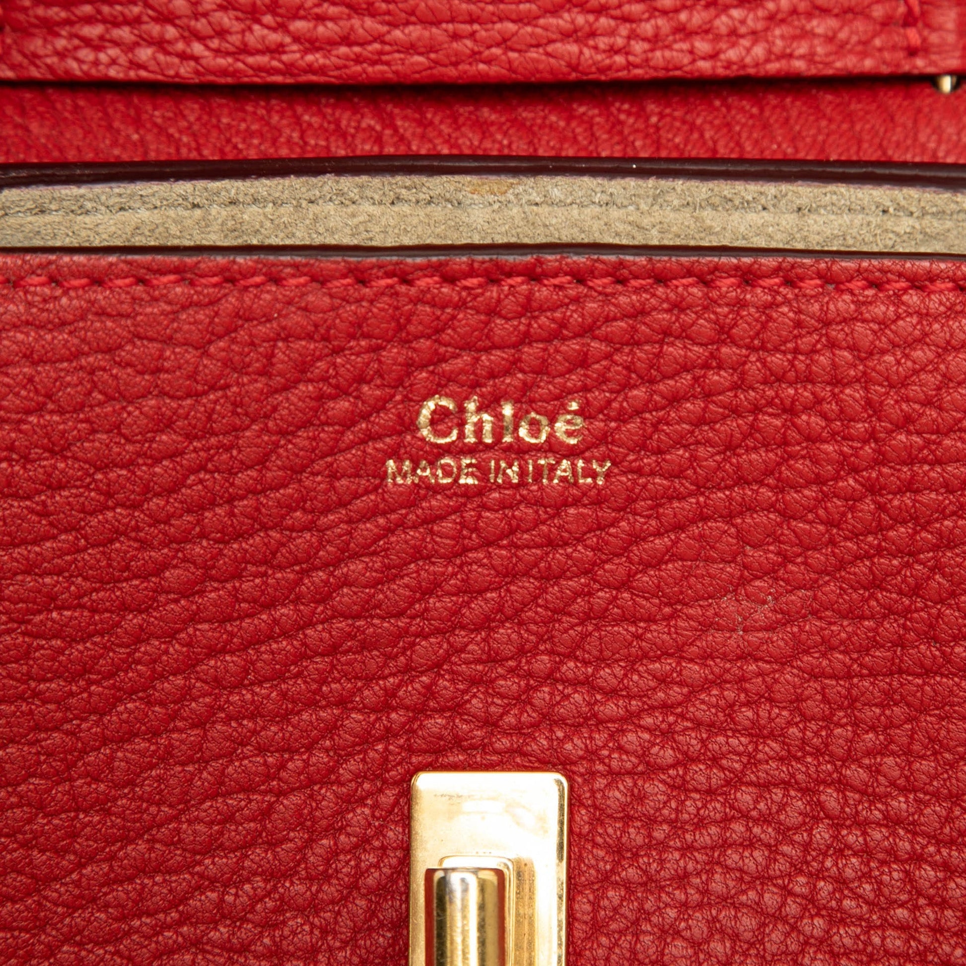 Chloé Nano Grained Lambskin Drew Crossbody