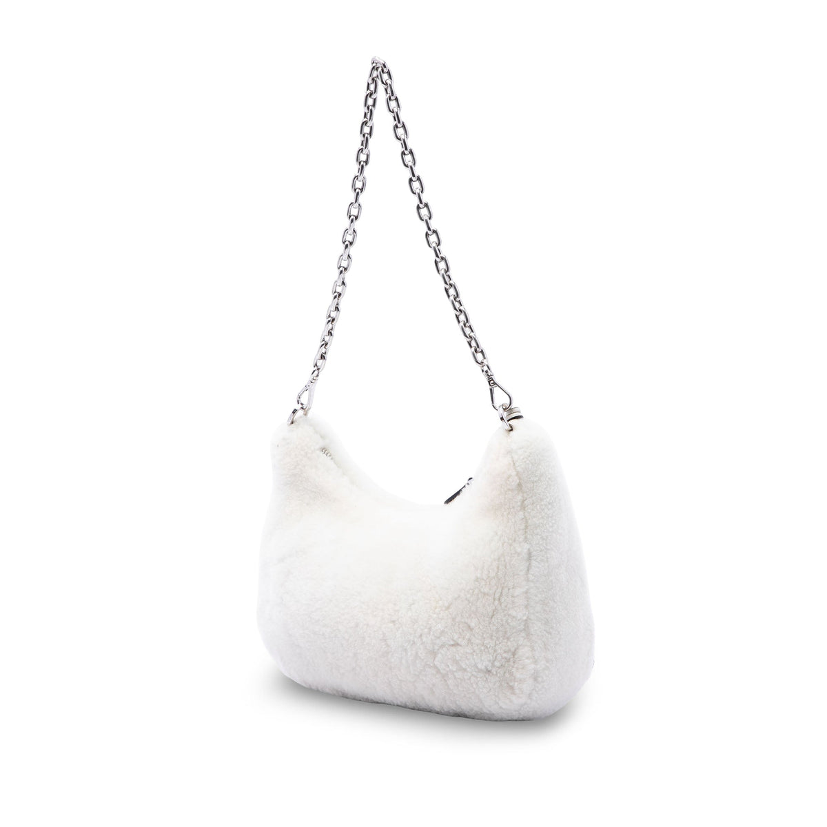 Prada Mini Terry Cloth Re Edition 2005 Satchel — White