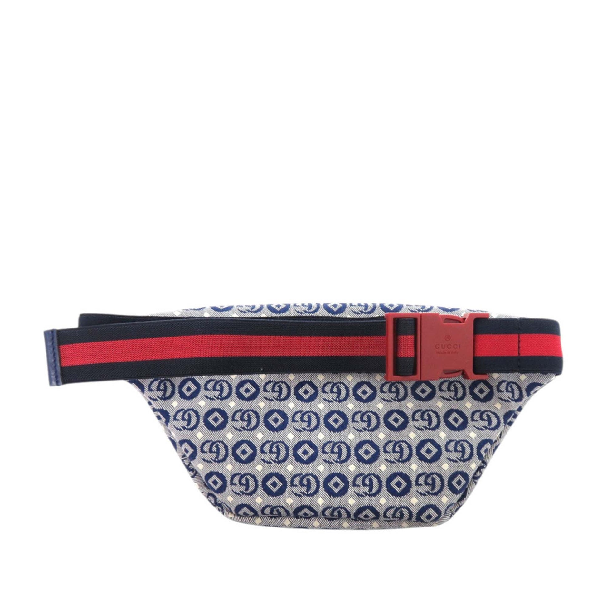 Kids GG Canvas Stars Web Belt Bag