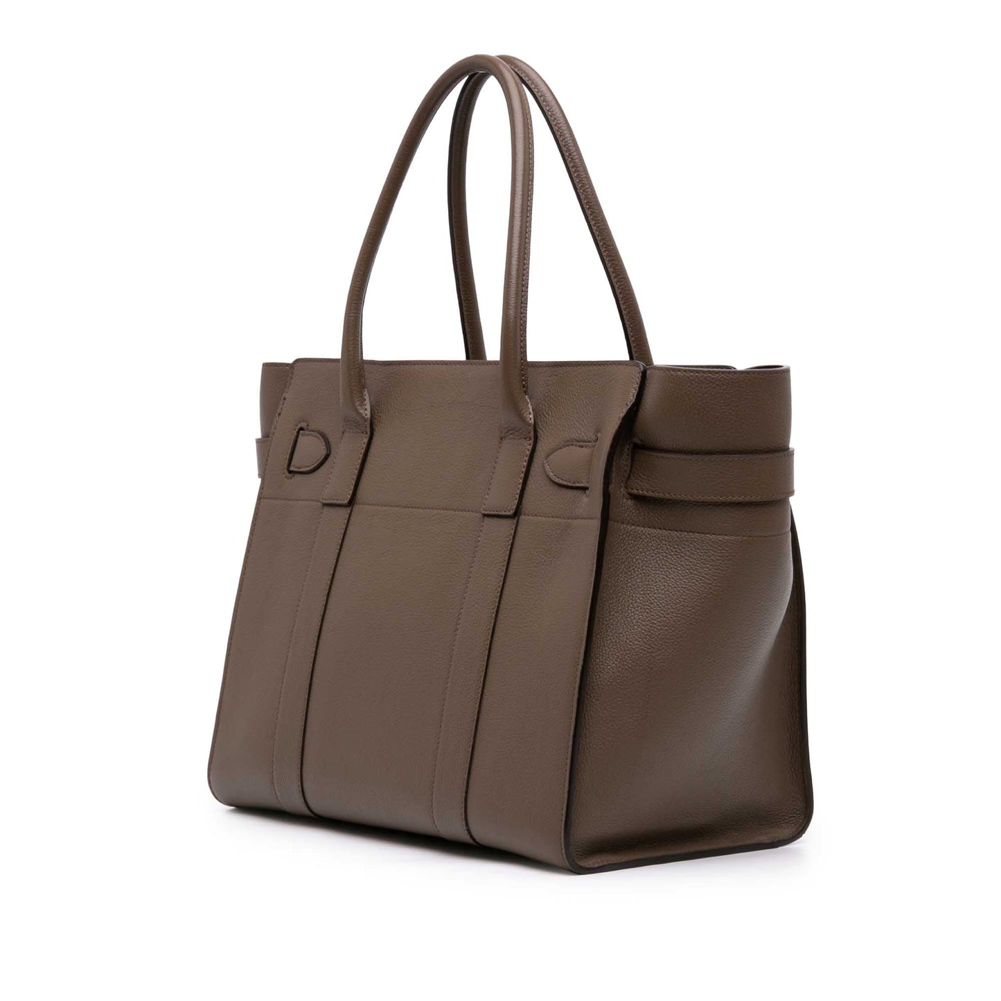 Mulberry Small Grained Calfskin Zipped Bayswater Satchel