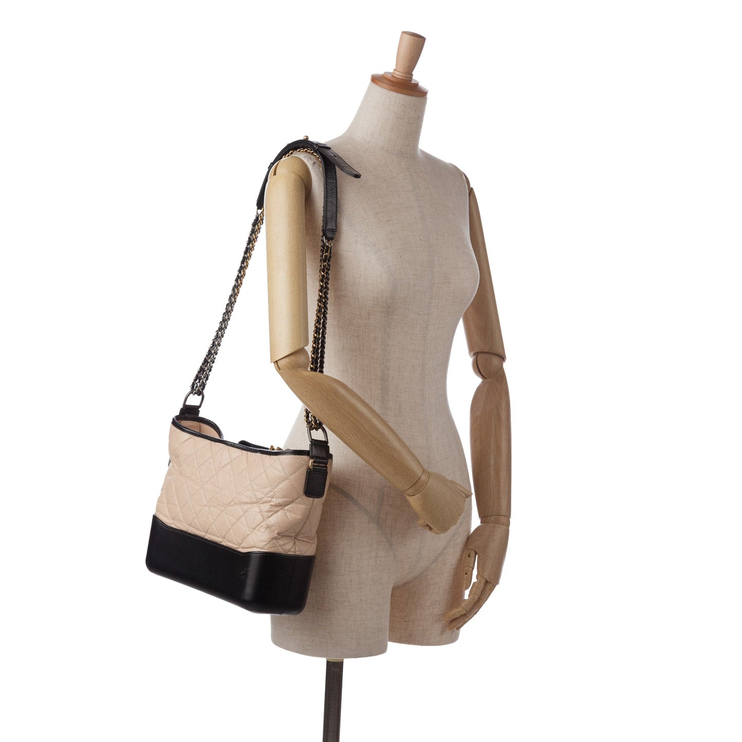 Medium Bicolor Lambskin Gabrielle Crossbody
