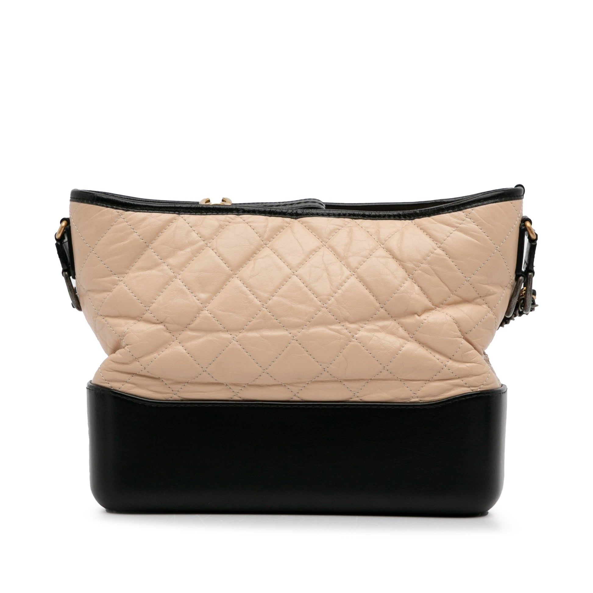 Medium Bicolor Lambskin Gabrielle Crossbody