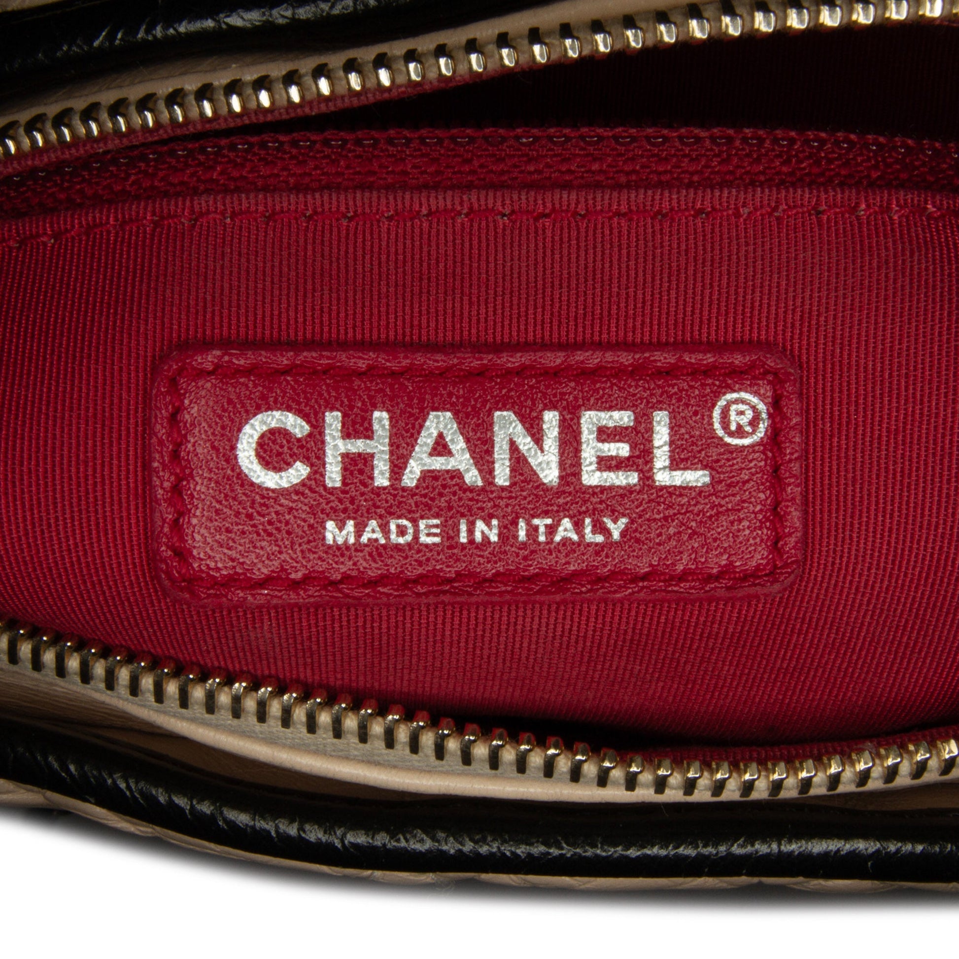 Medium Bicolor Lambskin Gabrielle Crossbody