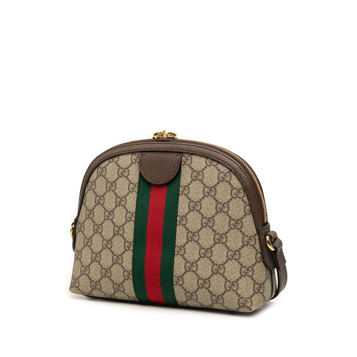 Gucci Small GG Supreme Web Ophidia Dome Crossbody