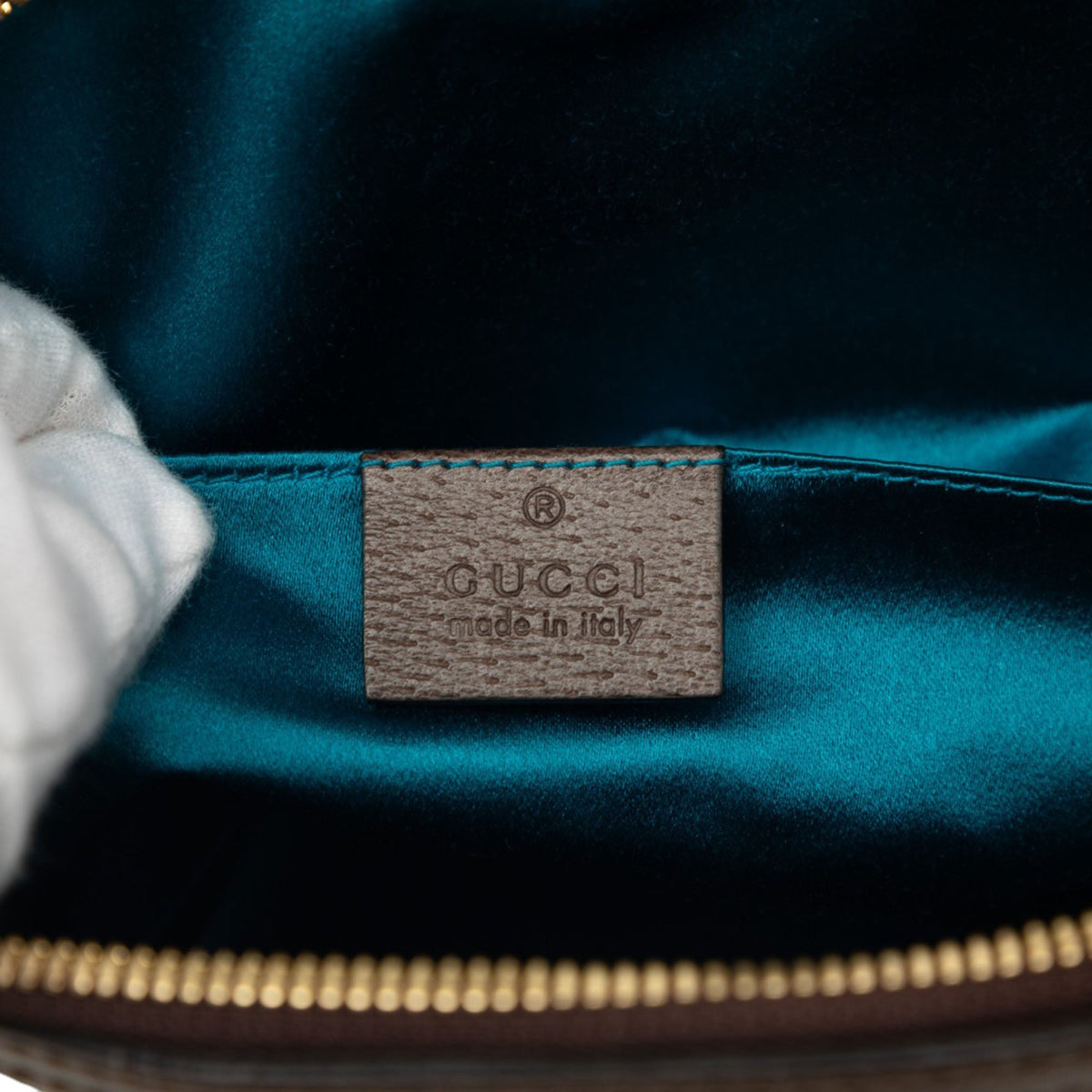Gucci Small GG Supreme Web Ophidia Dome Crossbody