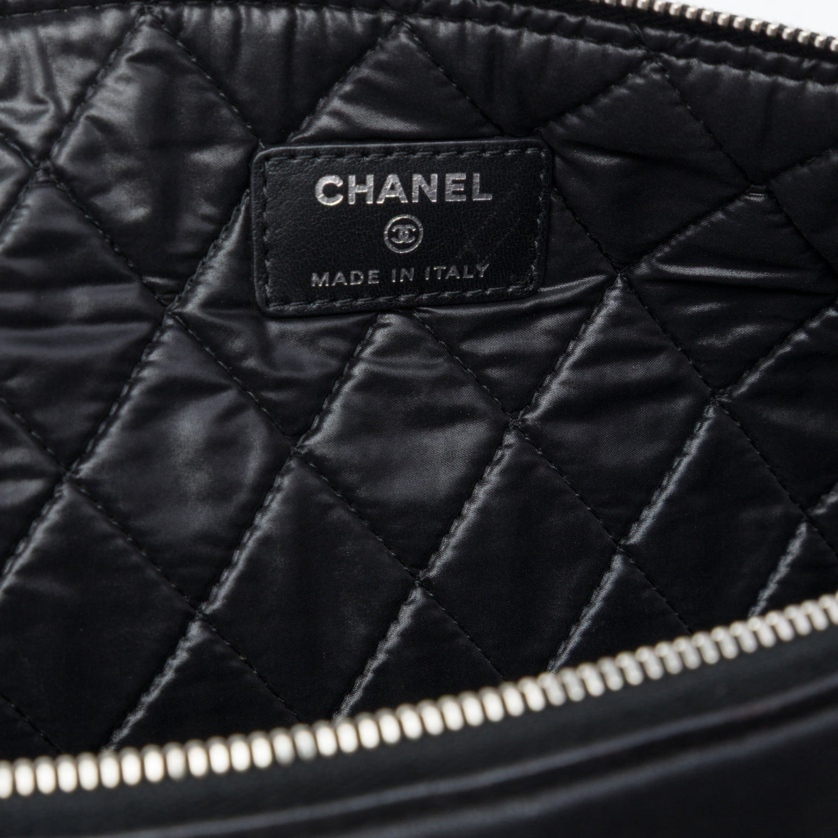 Chanel Large Printed Lambskin Cuba La Habana O Case Clutch