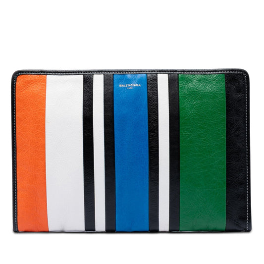 Balenciaga Lambskin Bazar Clutch