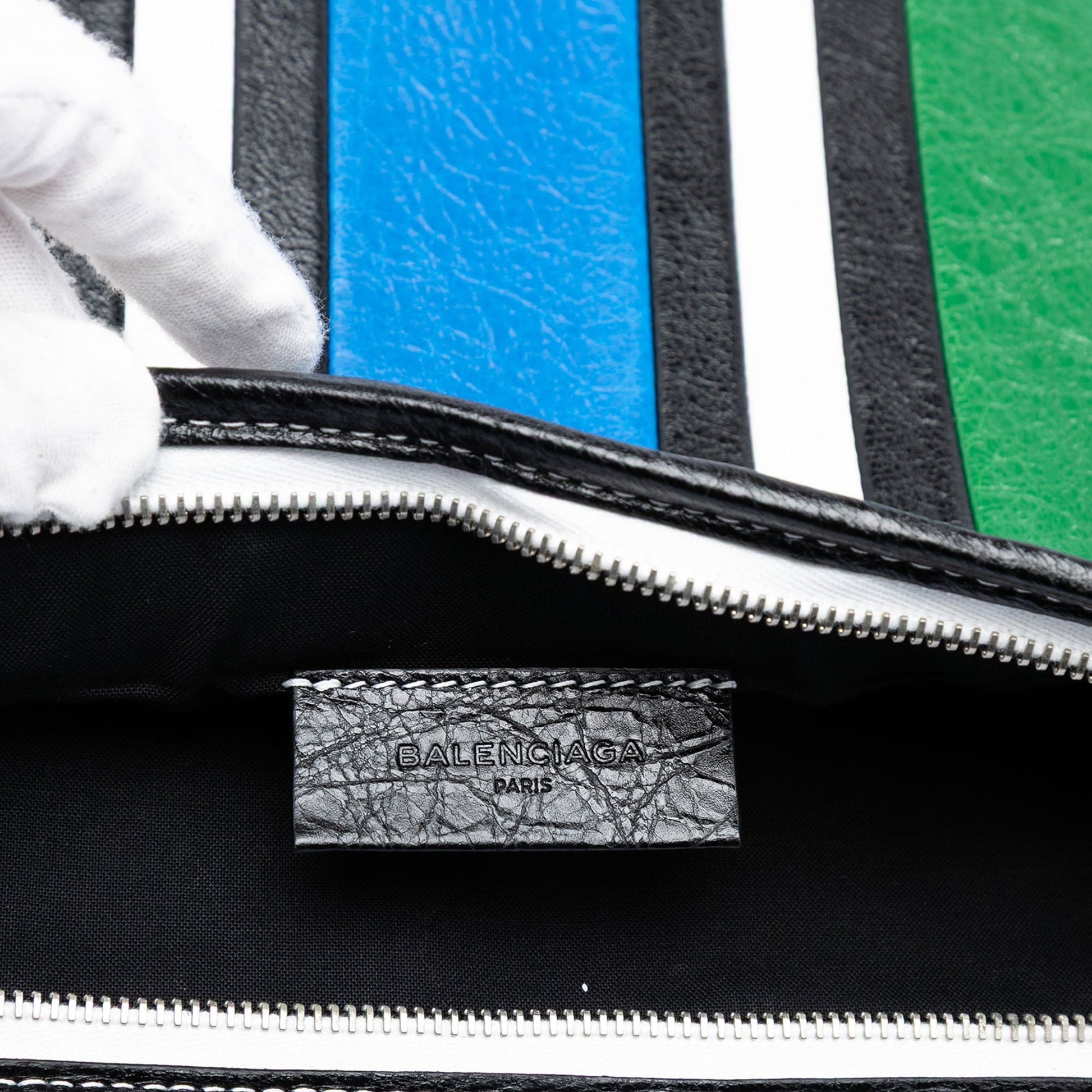 Balenciaga Lambskin Bazar Clutch
