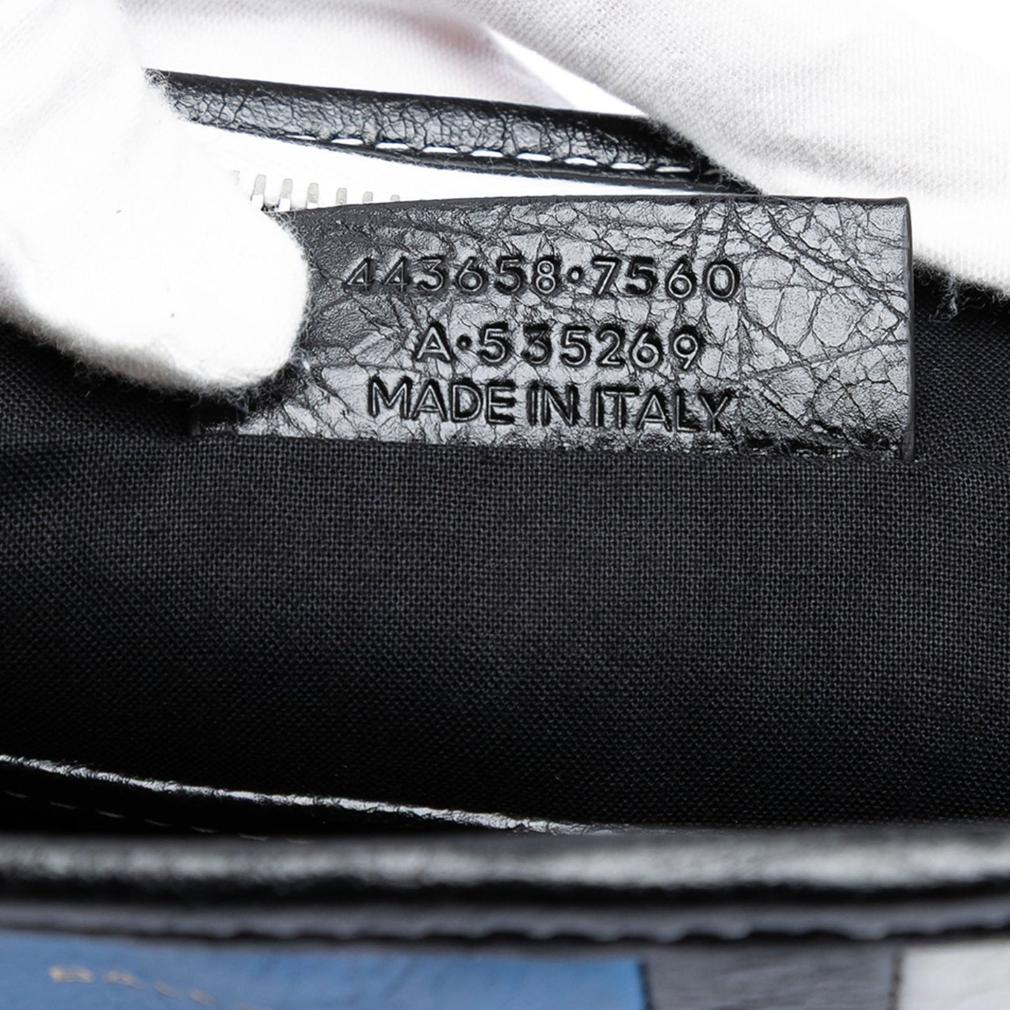 Balenciaga Lambskin Bazar Clutch
