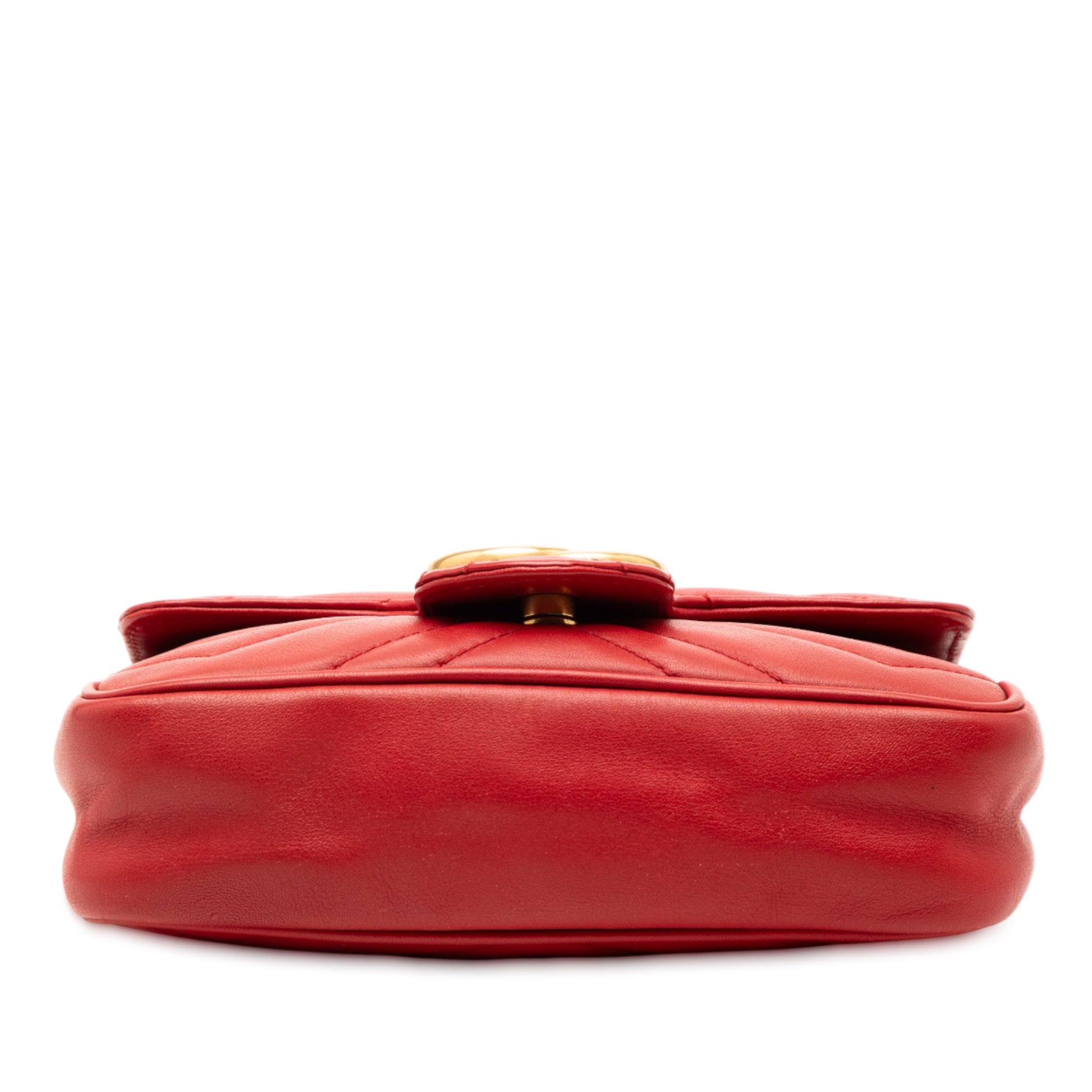 Gucci Mini GG Marmont Matelasse Leather Flap Crossbody