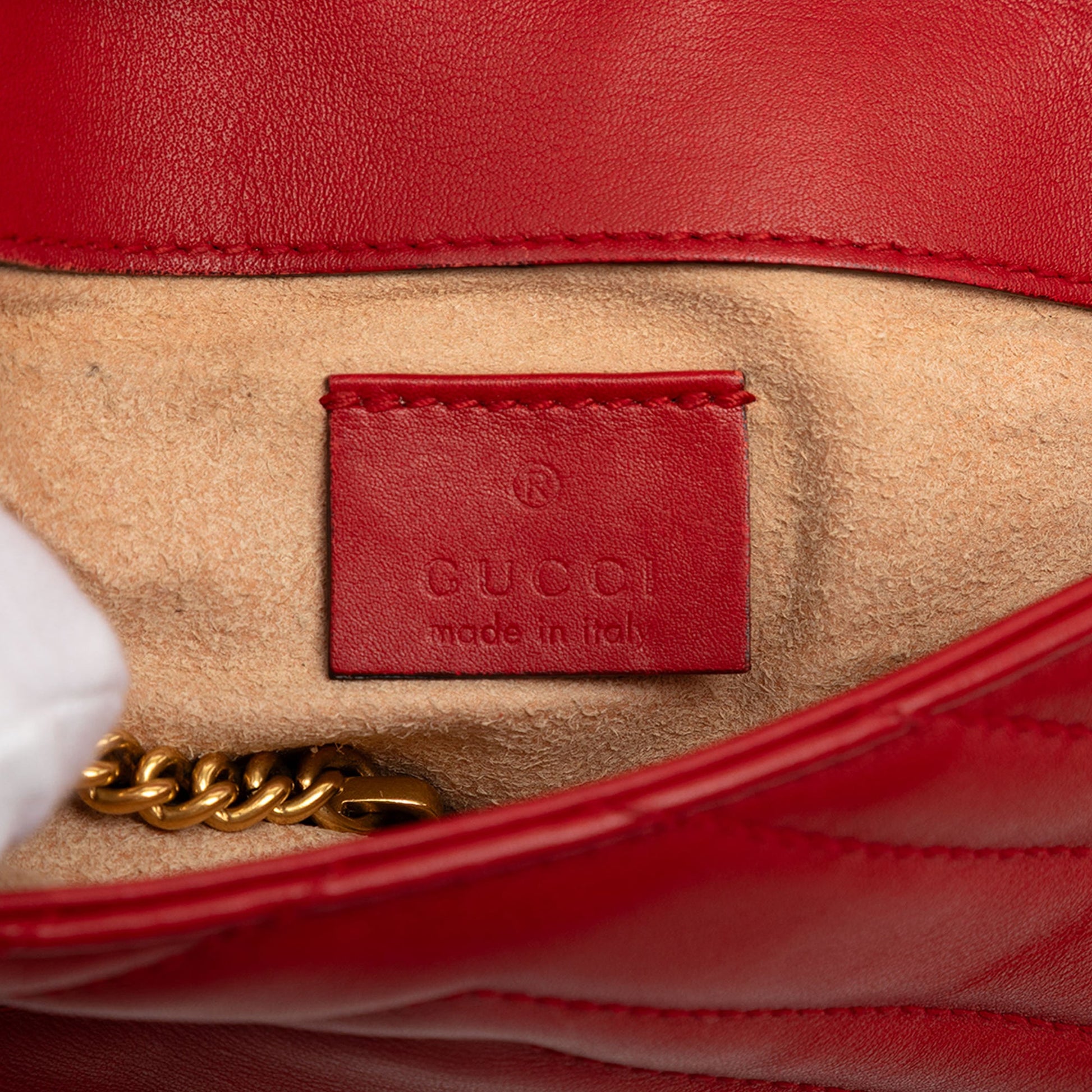Gucci Mini GG Marmont Matelasse Leather Flap Crossbody
