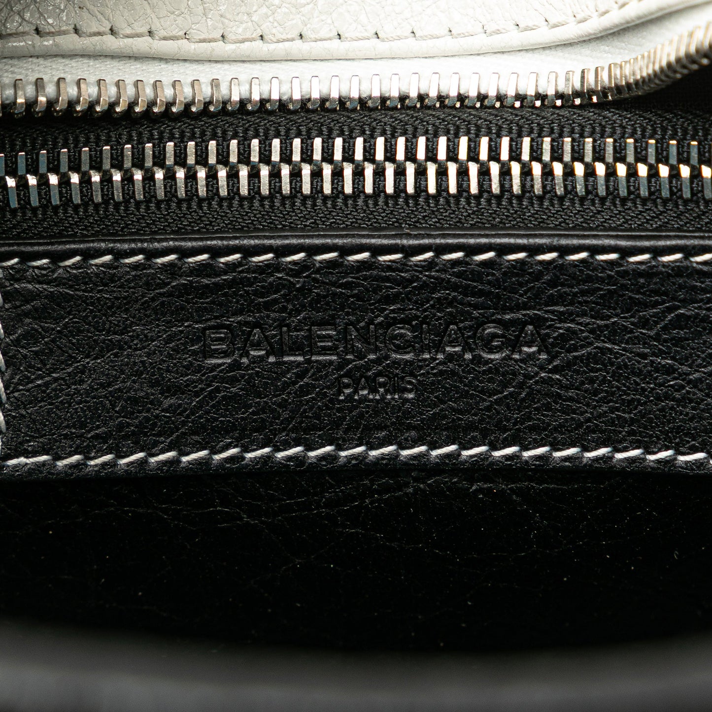 Balenciaga XS Lambskin Bazar Shopper Satchel
