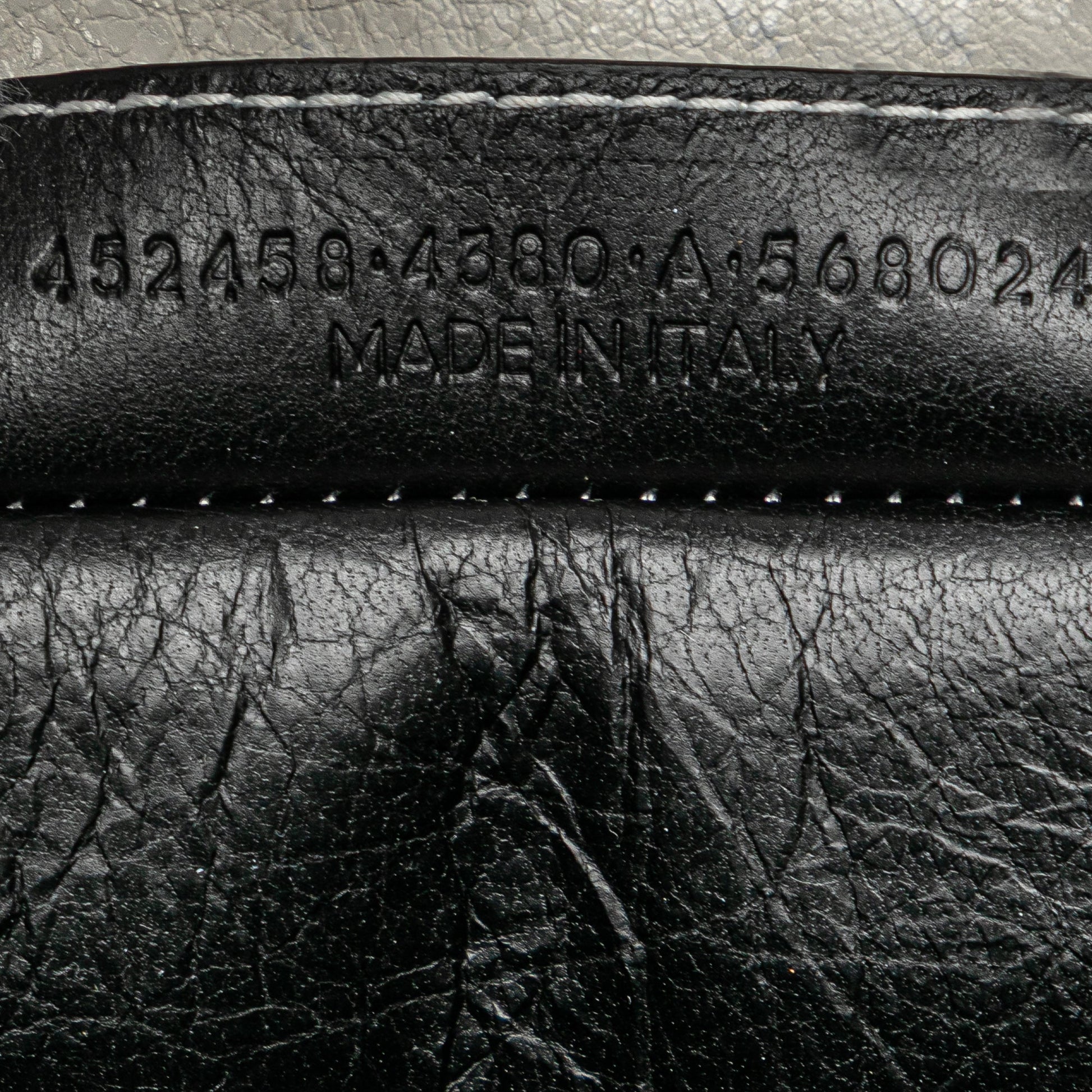Balenciaga XS Lambskin Bazar Shopper Satchel