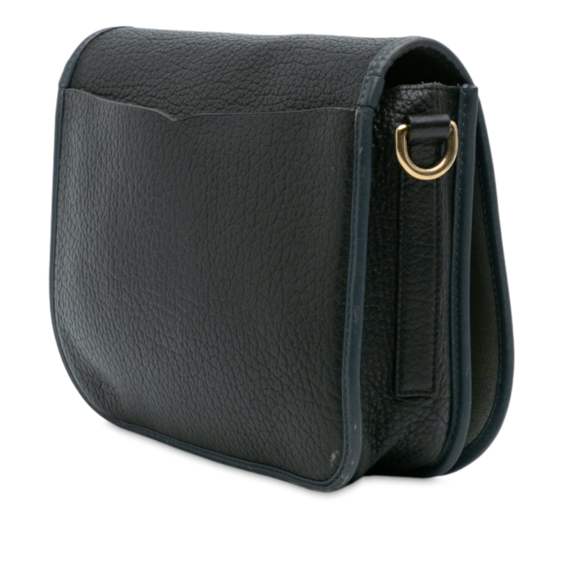 LOEWE Pebbled Calfskin Anagram Ines Flap Crossbody