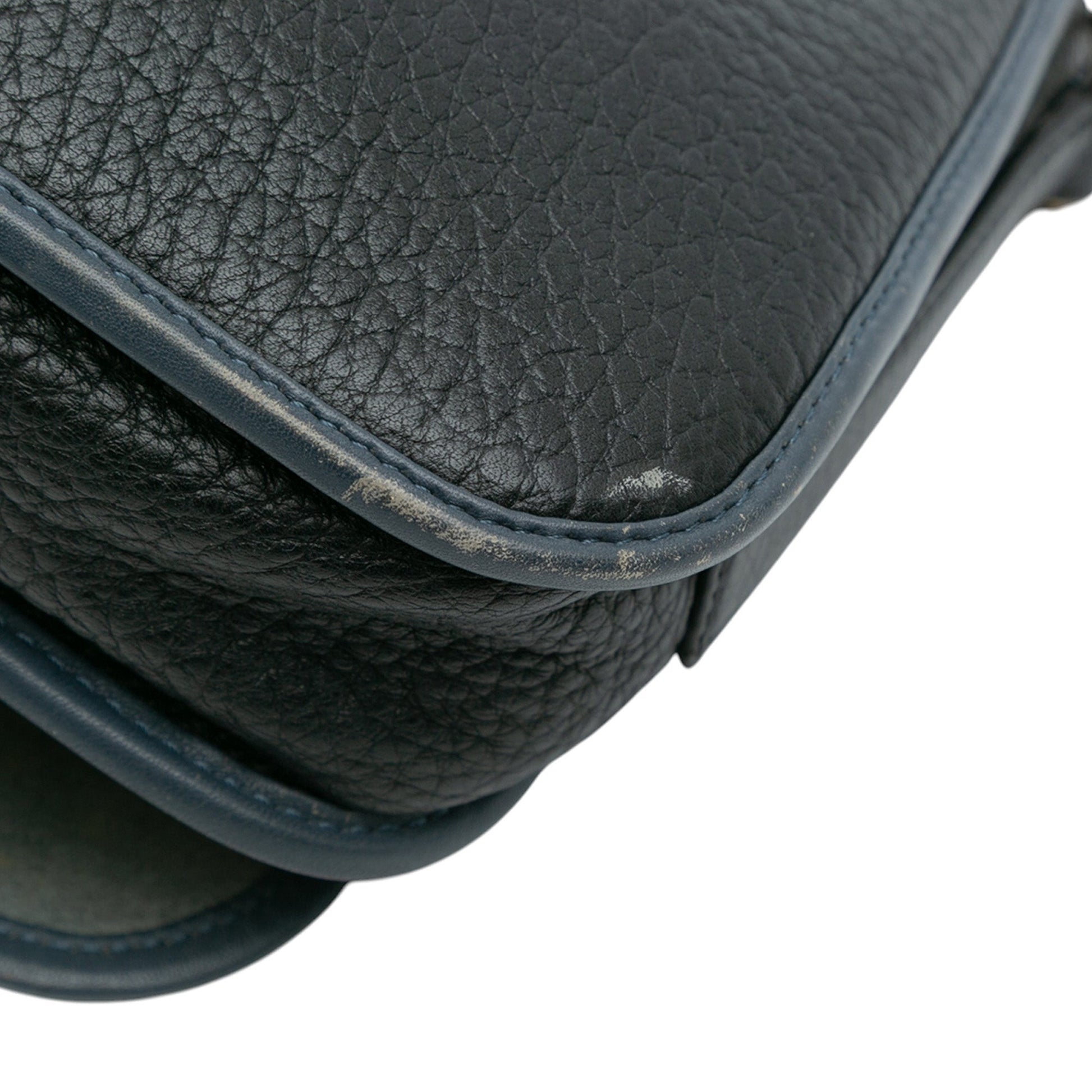 LOEWE Pebbled Calfskin Anagram Ines Flap Crossbody
