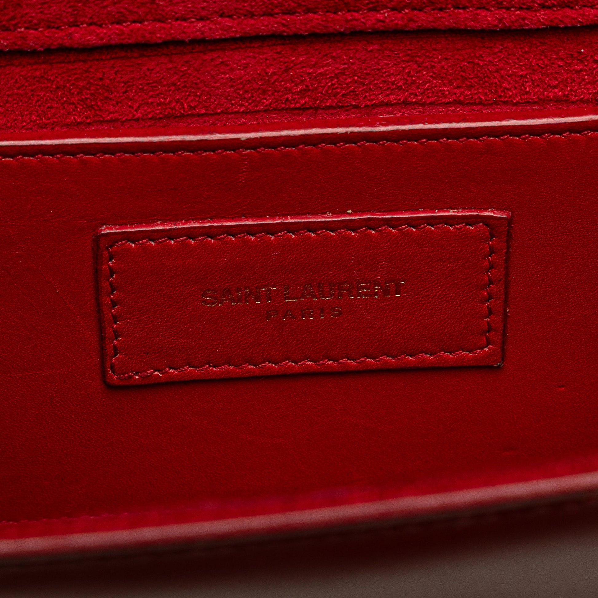 Saint Laurent Small Leather Monogram Kate Tassel Crossbody