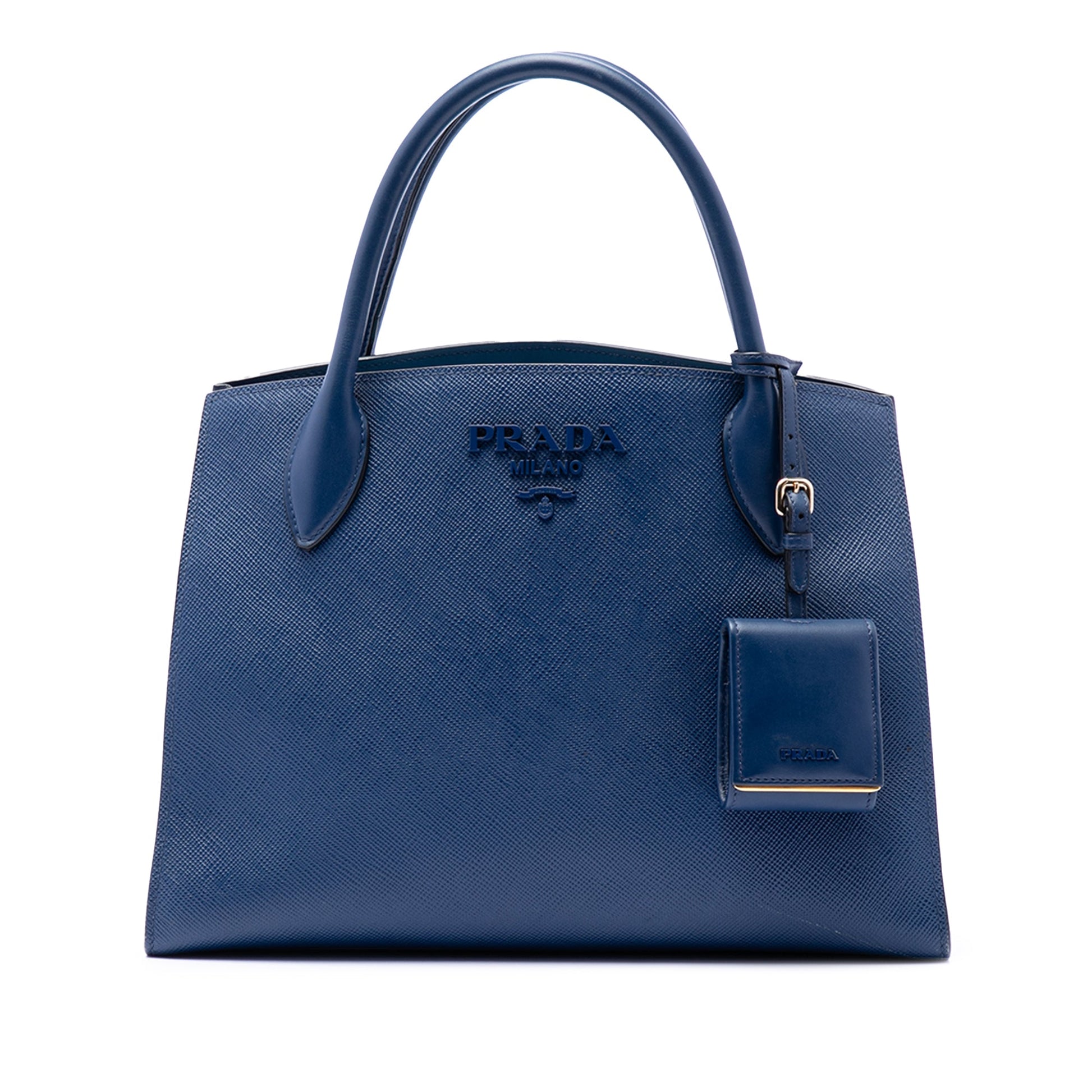 Prada Medium Saffiano Cuir Monochrome Top Handle Tote