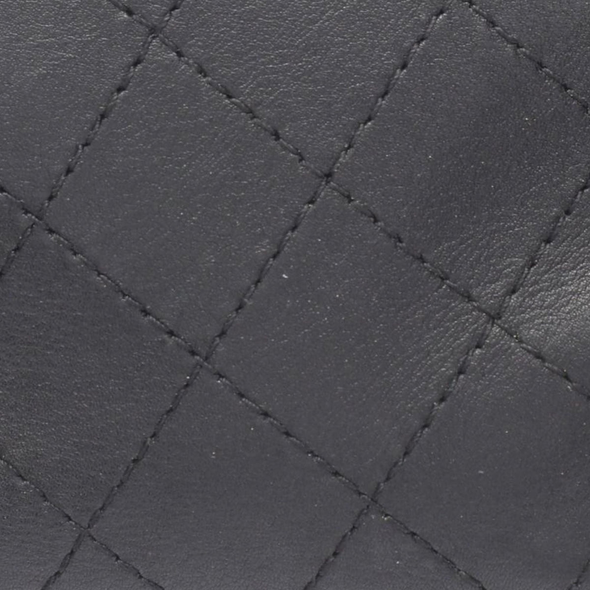 Chanel CC Quilted Calfskin Single Flap — Black
