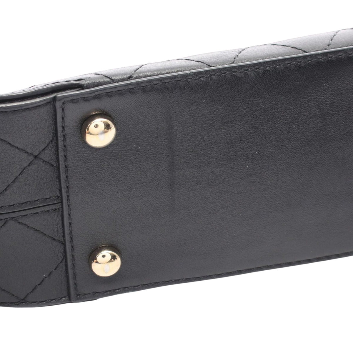 Chanel CC Quilted Calfskin Single Flap — Black