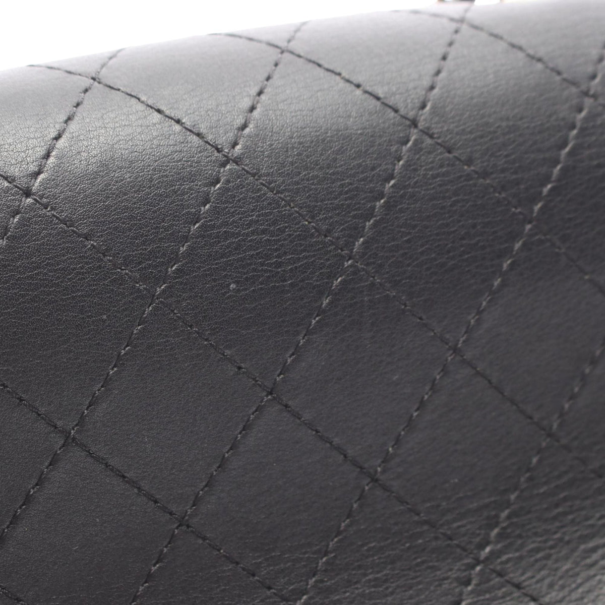 Chanel CC Quilted Calfskin Single Flap — Black