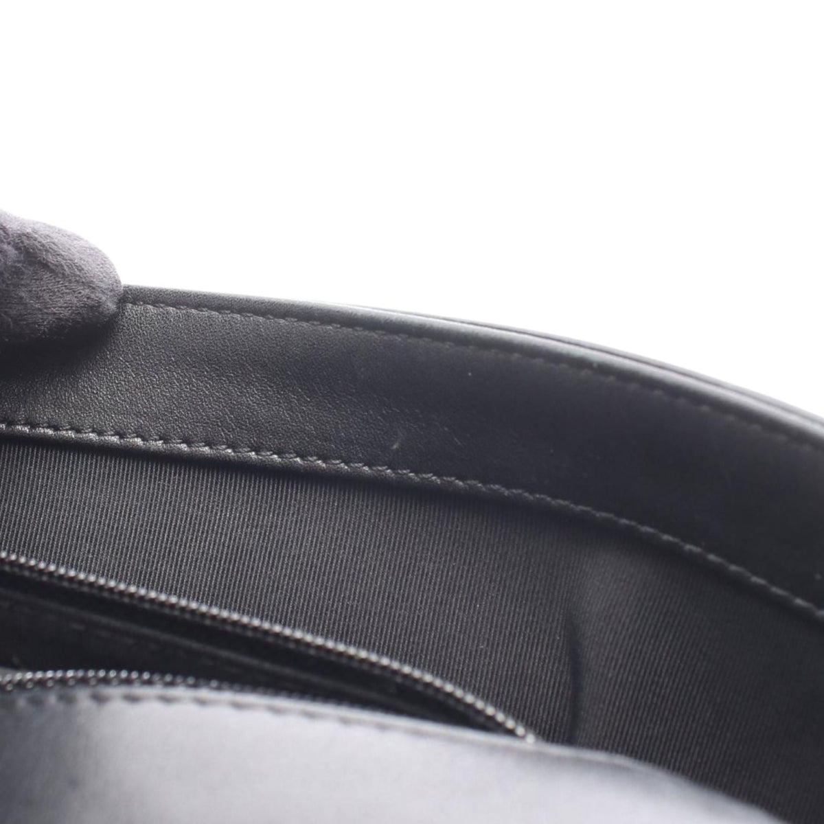 Chanel CC Quilted Calfskin Single Flap — Black