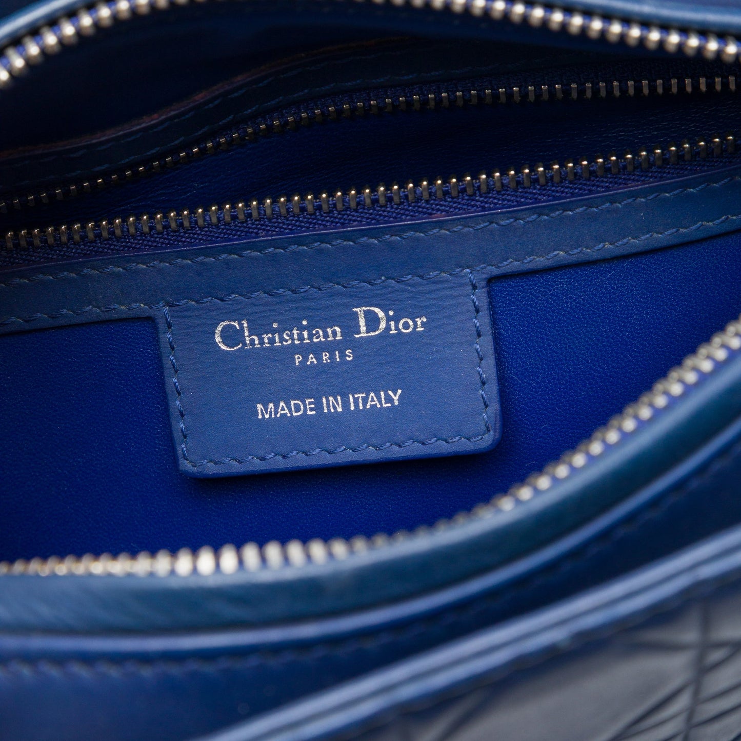 Dior Medium Ultra Matte Calfskin Embossed Cannage Lady Dior