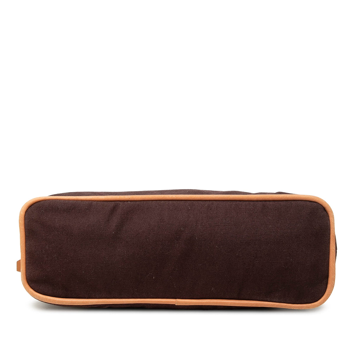Hermès Toile Bolide Trousse De Voyage Pouch MM — Brown