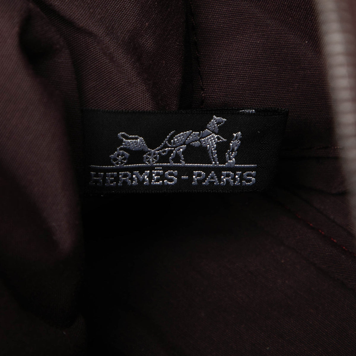 Hermès Toile Bolide Trousse De Voyage Pouch MM — Brown