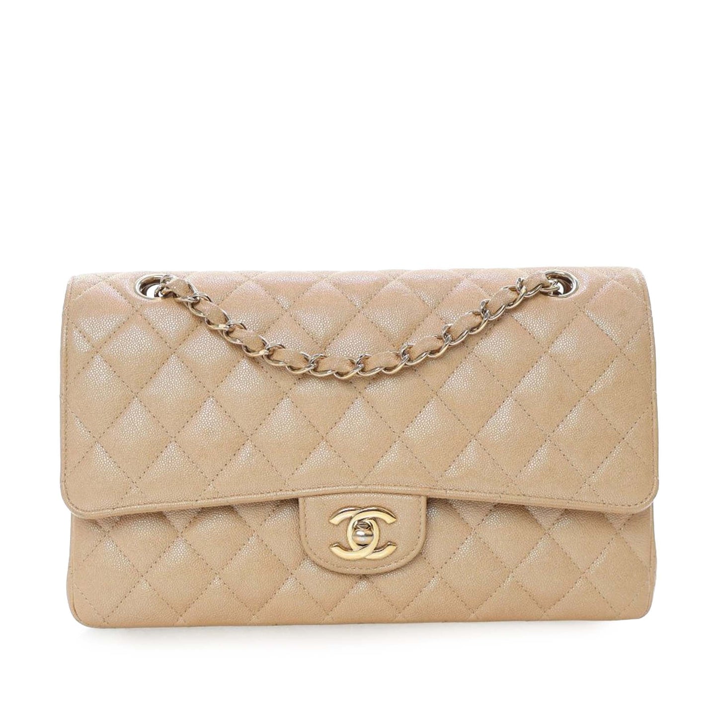 Chanel Medium Classic Iridescent Caviar Double Flap