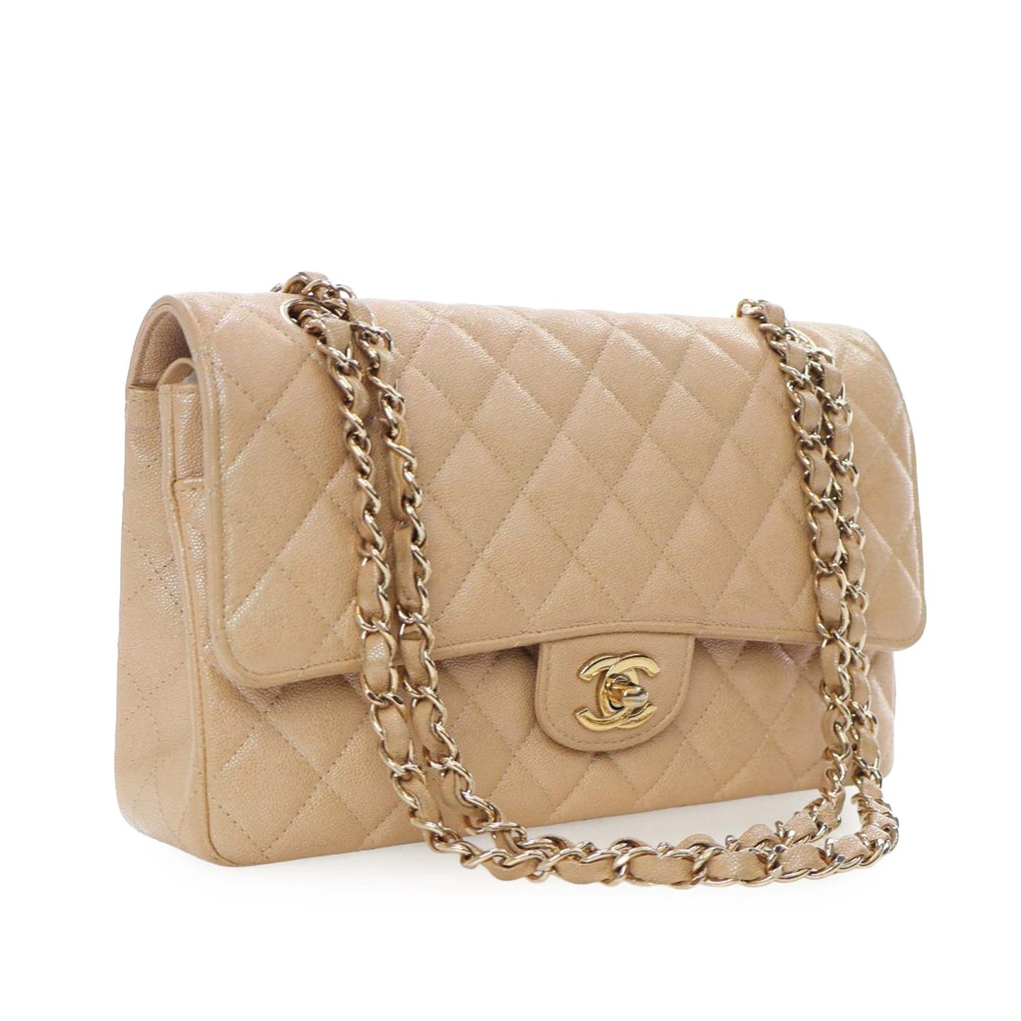 Chanel Medium Classic Iridescent Caviar Double Flap