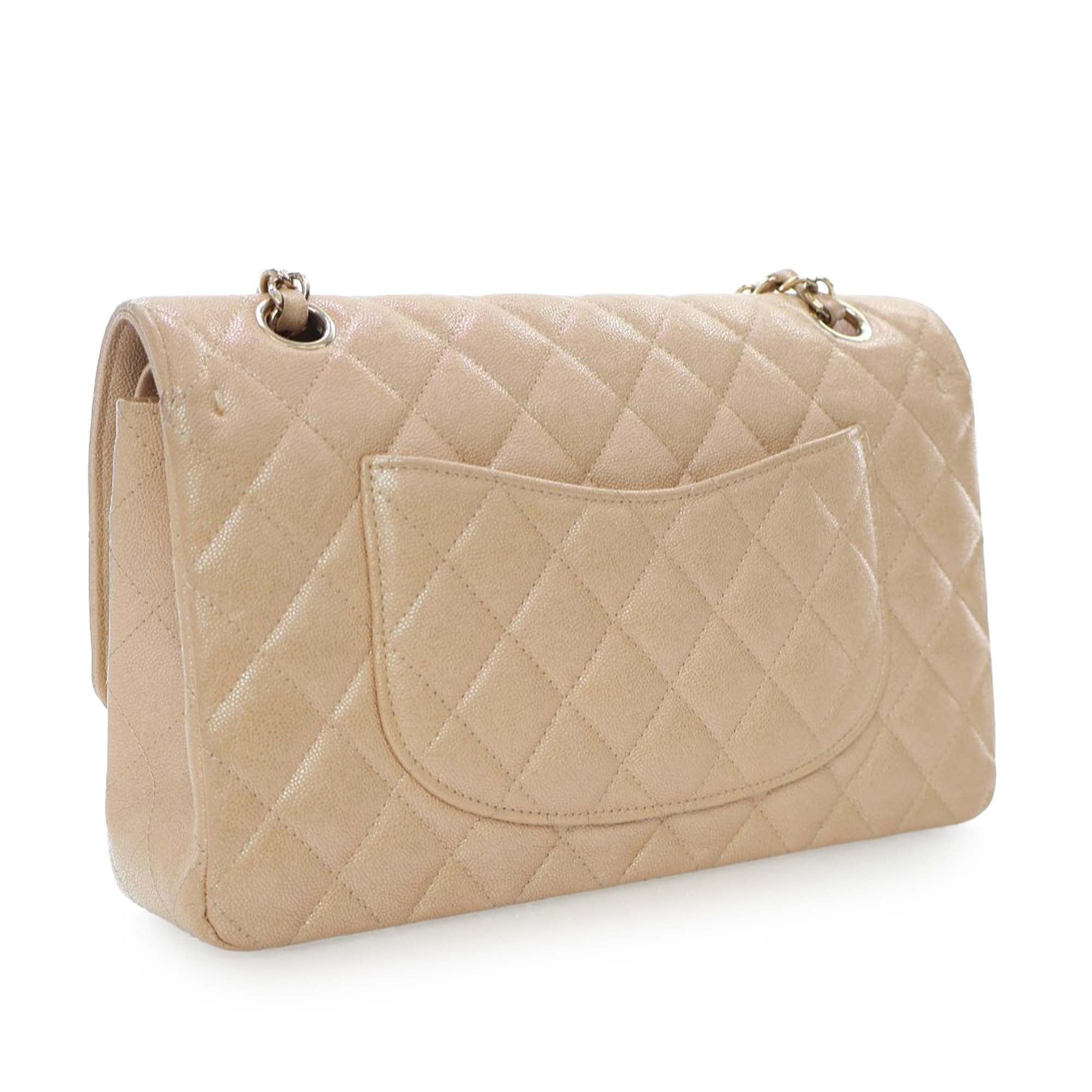 Chanel Medium Classic Iridescent Caviar Double Flap