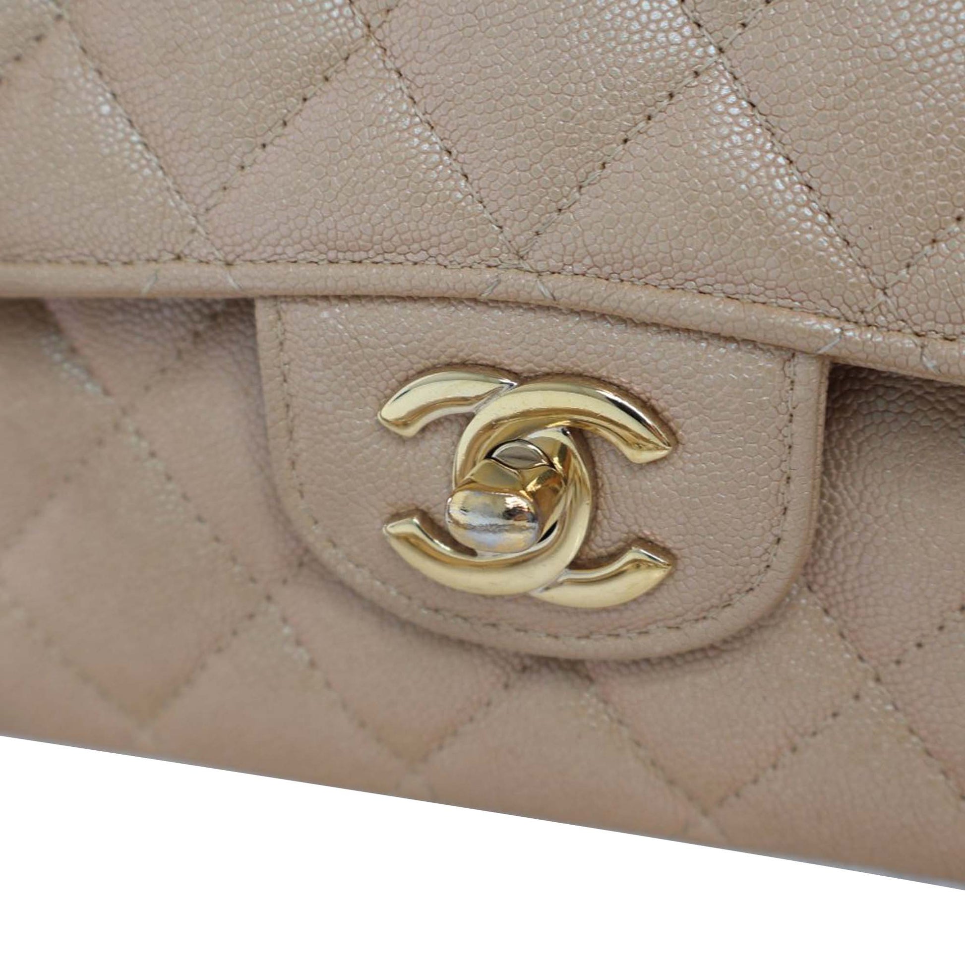 Chanel Medium Classic Iridescent Caviar Double Flap