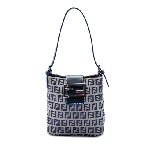 Fendi Zucchino Canvas Shoulder Bag